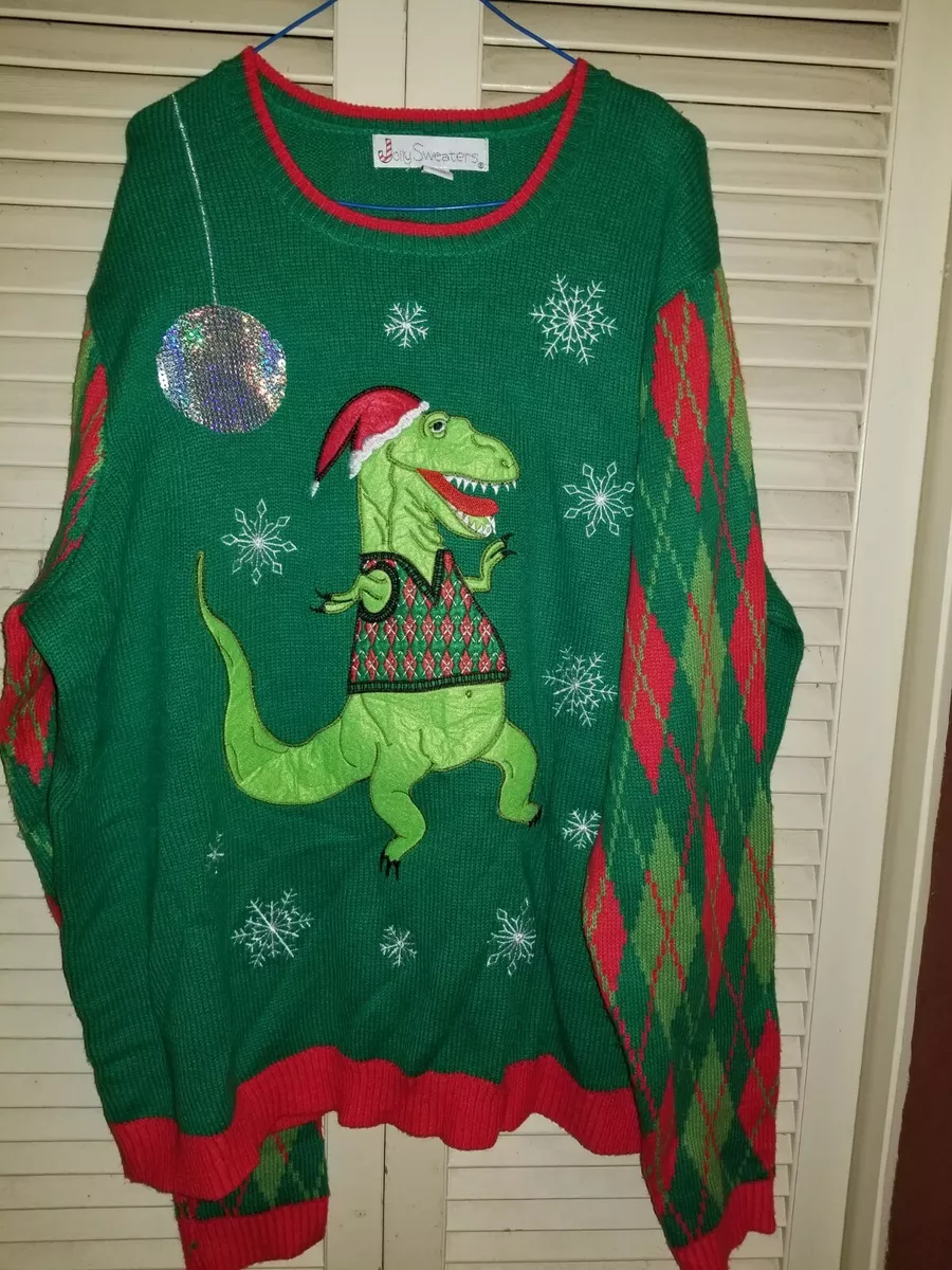 T rex sweater hot sale