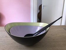  Rockabilly, Emsa Salatschüsseln stapelbar, Salatbesteck, Swiss Made, 50er/60er