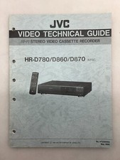 JVC HR-D780 D860 D870 Original Owners Manual Free Shipping