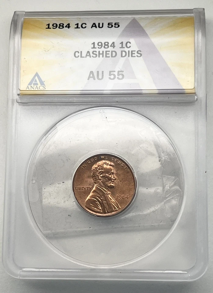 1984 Lincoln Cent  *Jailbird Prison Clash Dies Error* - Image 2 of 4