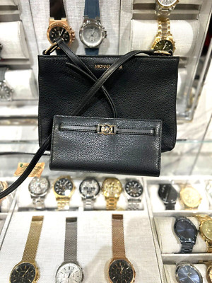 Michael Kors Trisha Medium Triple Compartment Crossbody Bag +Snap
