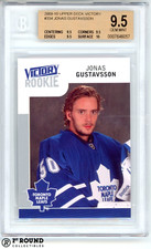 Jonas Gustavsson RC BGS 9.5 2009-10 Upper Deck Victory Rookie Gem Mint Plus #334