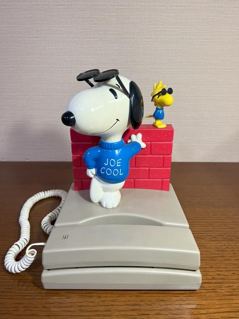 スヌーピー電話 Snoopy Phone　ヴィンテージ　箱付き スヌーピー ウッドストック 50周年記念 電話機 PHONE 箱付き