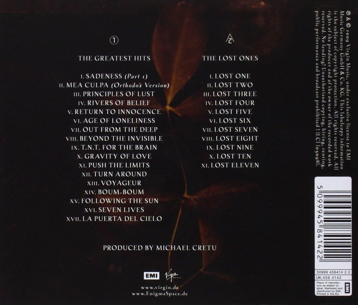 Enigma - Platinum Collection (2 CD Edition) Cd2 IMT for sale