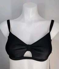 Nwt Cupshe Black Bikini Top Womens Size Xs