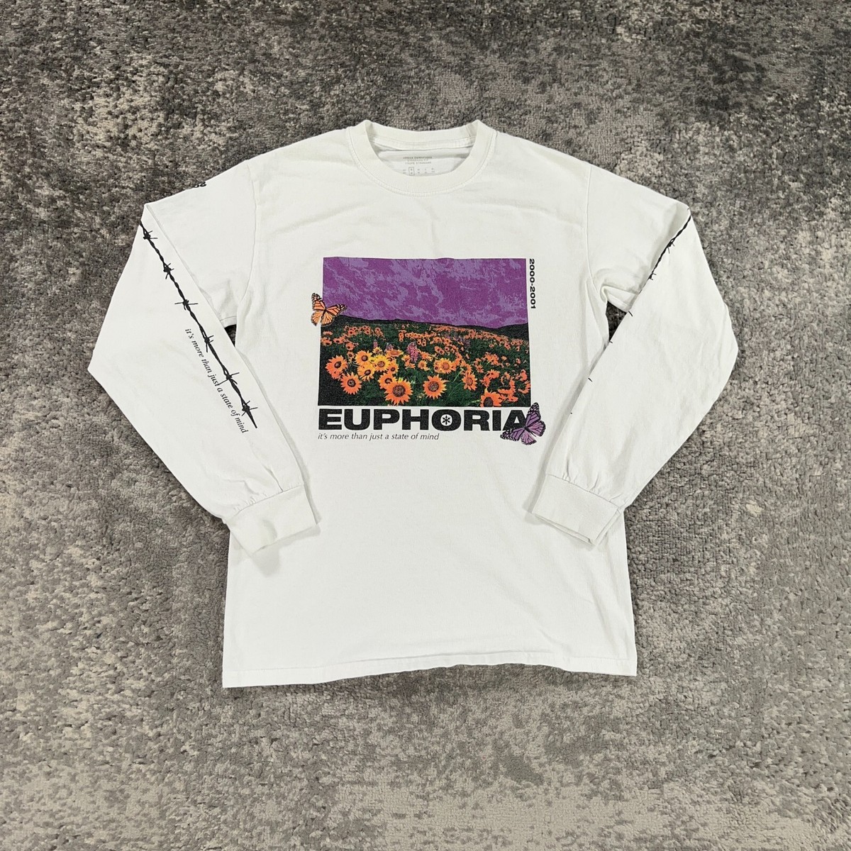 Urban Outfitters Shirt Adult Small White Long Sleeve Euphoria