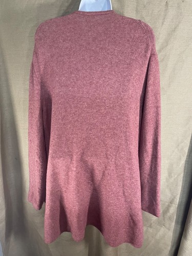 Madewell L Ladies Pink Open front Cover Up Sweater Jacket Wool Polyester - Picture 13 of 15