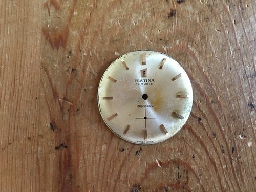 Cadran De Montre LIP Doré - Diamètre 30 Mm, Occasion