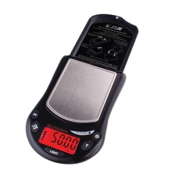 Pocket Carat Scale 200g x 0.01g Jennings JSR-200 Includes Calibration Weights - Imagem 3 de 3