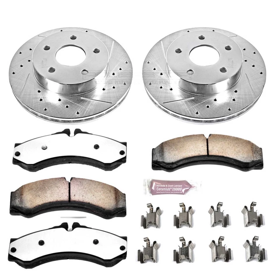 KC2149-36 Powerstop Brake Kit With Calipers 2-Wheel Set Front for Grand Cherokee - Изображение 3 из 4