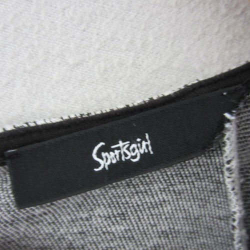 Sportsgirl Top Womens 12 Grey Tee T-Shirt Stretch Pullover Flowy Career Casual - Picture 12 of 13