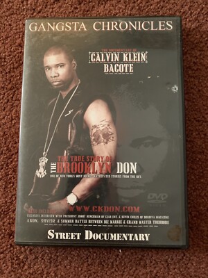 RARE DVD gangster chronicles Calvin Klein Bacote Jay Z Brooklyn Don DVD