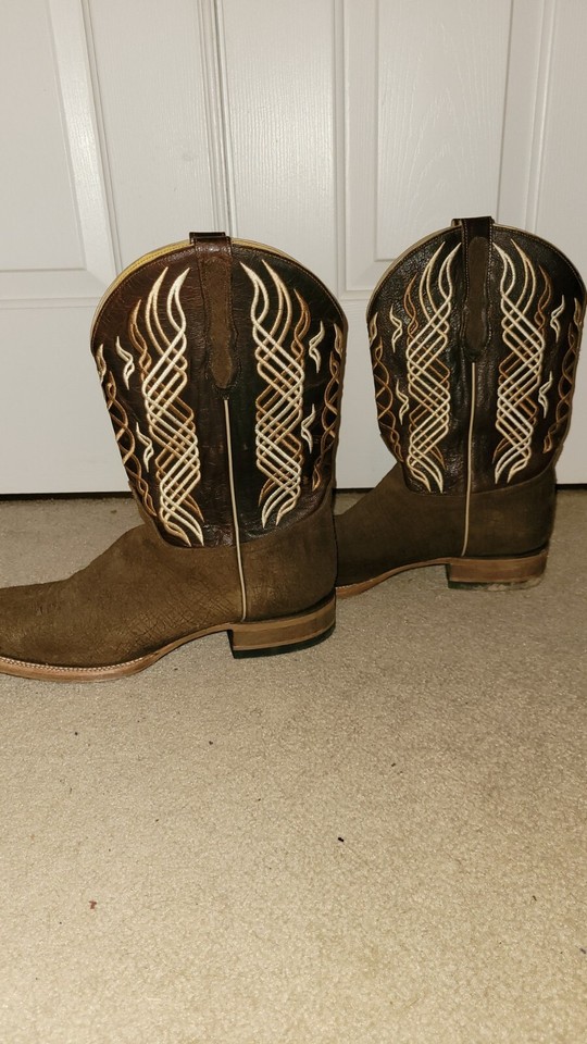 cavenders cowboy boots size 13 d construction western eBay