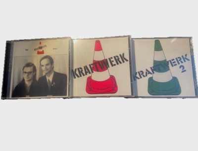Kraftwerk CD / 1 ( rot ) + 2 ( grün  und Ralf & Florian )  3 CD 's Crown  NEU !!