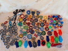 Beyblade lot of Takara Tomy Beyblades String Launcher Metal WYSIWYG LOT
