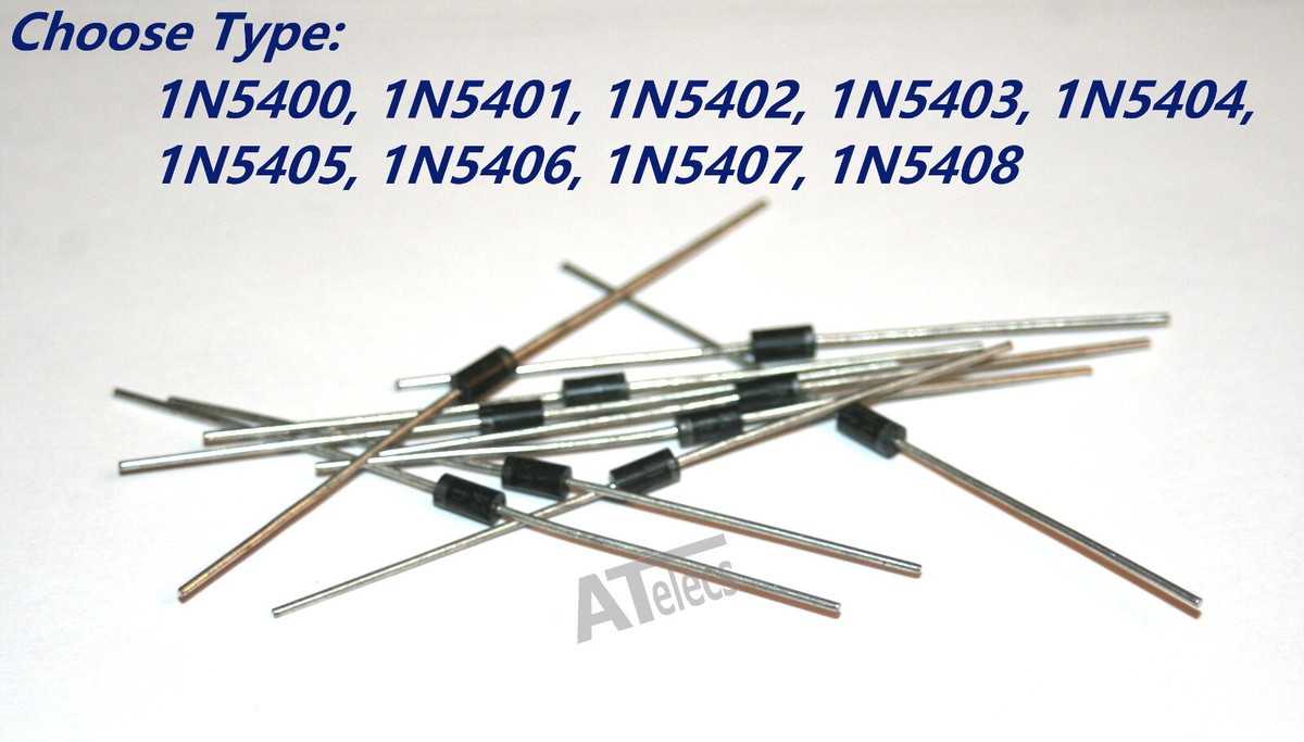 10 Pack Rectifier Diodes 10pcs 1N5400 Series Rectifier Diodes – 1N5402 ...