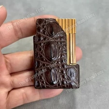 Handmade Crocodile Leather Lighters Protective Case for Dupont L2 Ligne 2 Large