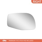 Mirror Glass Adhesive for 2001-05 Ford Explorer Sport Trac Right Side Non Heated