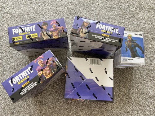 IN HAND 2021 PANINI FORTNITE SERIES 3 TRADING CARD BUNDLE *CRACKED ICE* - Picture 5 of 6