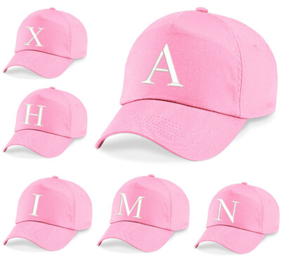 Baseballkappe Kinder Stickerei Mädchen Jungen Junior Kinder Mütze Sommer A Z pink