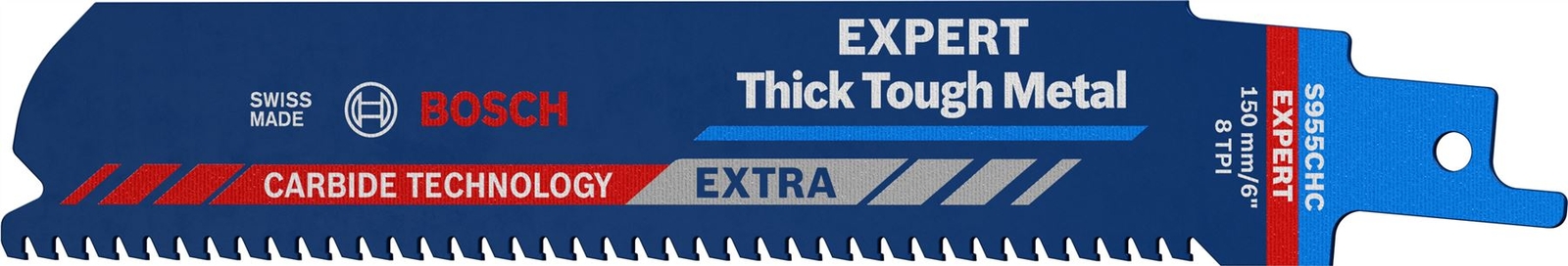 Bosch EXPERT Thick Tough Metal S 955 CHC Reciprocating Saw Blade 3pc 2608900366