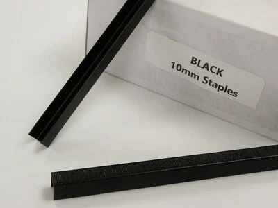 UPHOLSTERY STAPLES BLACK 71/10 10mm TYPE 71 SERIES - 20000 per Box