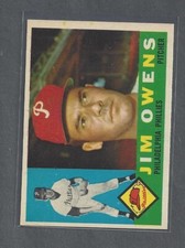 1960 Topps Baseball #185 Jim Owens EXMT 0185JR5