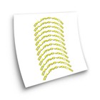 STAR SAM ® STICKERS Compatible with Shimano Dura-Ace 38mm ROAD RIMS