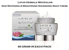 NEW LOTUS WHITEGLOW SKIN WHITENING  BRIGHTENING NOURISHING NIGHT CREME 60 GRAM 