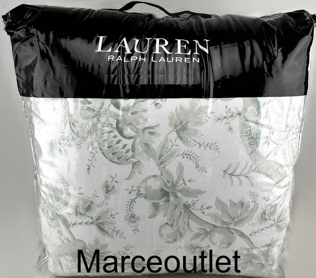 Ralph Lauren Julianne Toile 3piece Reversible King Comforter Set Color Sage for sale online eBay
