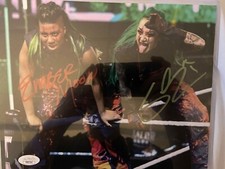 Shotzi Blackheart & Ember Moon Dual Signed 8x10 Photo WWE NXT JSA COA