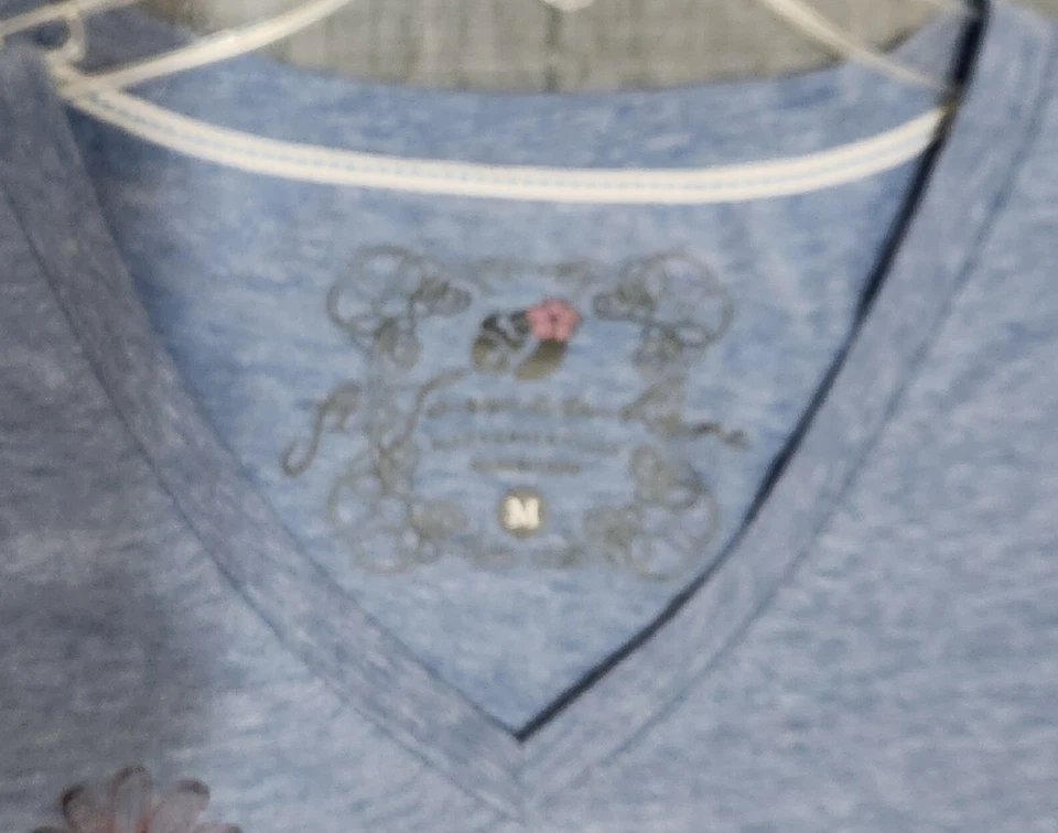 Margaritaville Women’s Size M Blue Summer T-Shirt - Image 2 of 4