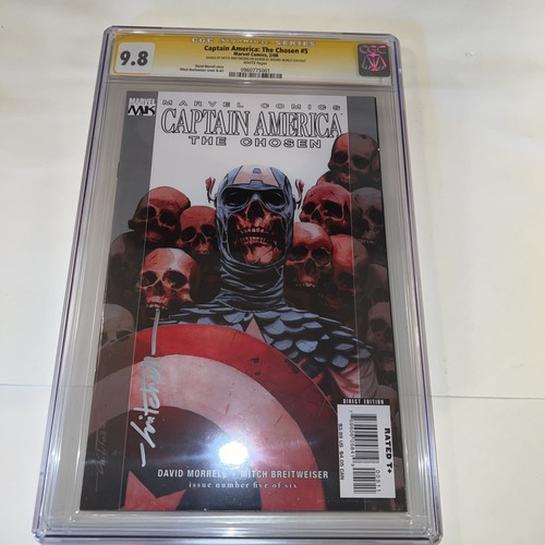 Captain America: The Chosen #5 CGC 9.8 SS Signed by Mitch Breitweiser - Picture 12 of 12