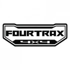 Honda TRX 420 Fourtrax 4x4 Sticker Decal Front Centre