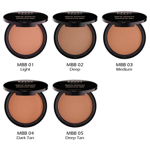 3 NYX Matte Bronzer Face \u0026 Body - MBB \