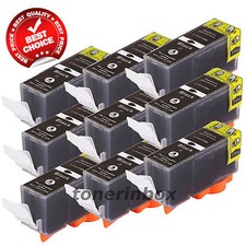 9 Pk NEW PGI-220 PGI220 BK Ink for Canon Pixma MP560 MP620 MP640 MX860 MX870
