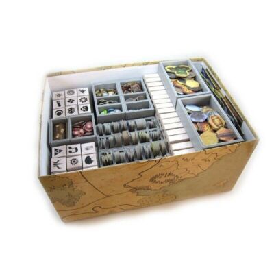 Folded Space FS-GLO Gloomhaven Insert, Brettspiel Board Game Einsatz Organiser