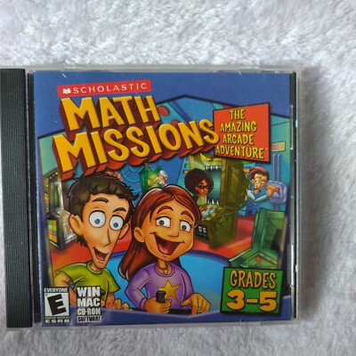 Scholastic Math Missions Arcade Software (CD-ROM Windows/Mac