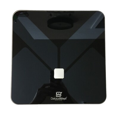 Black Tempered Glass Bluetooth Digital Bathroom Scale - Dakota Wade