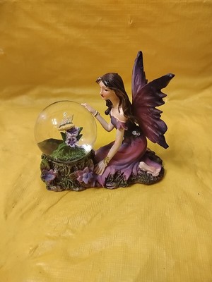 Flower Fairy Butterfly Unicorn Snow Globe Fairies Glass Water Ball Ornament