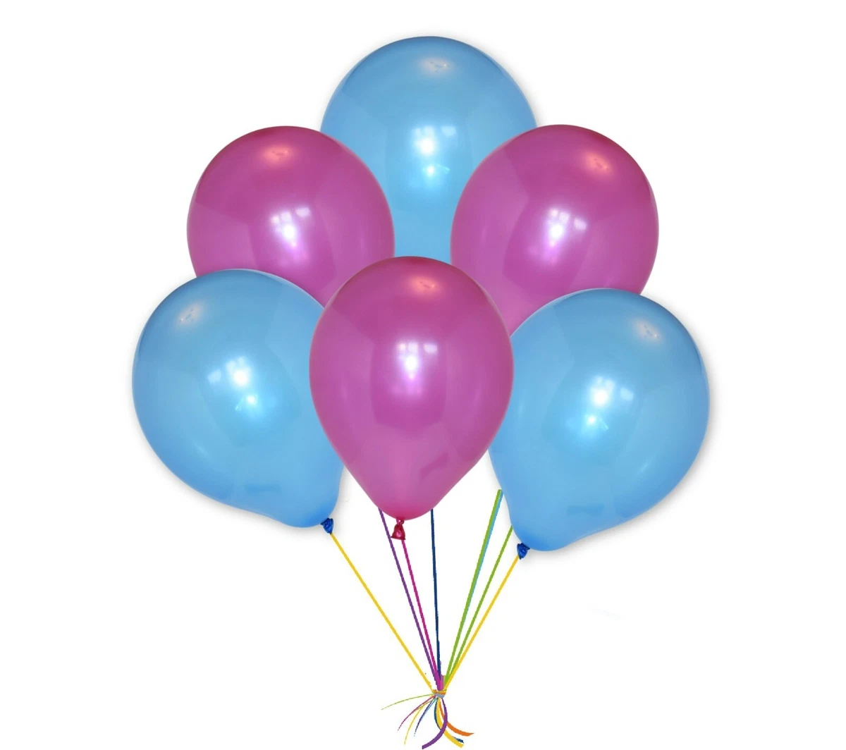 Pink and blue balloons deals
