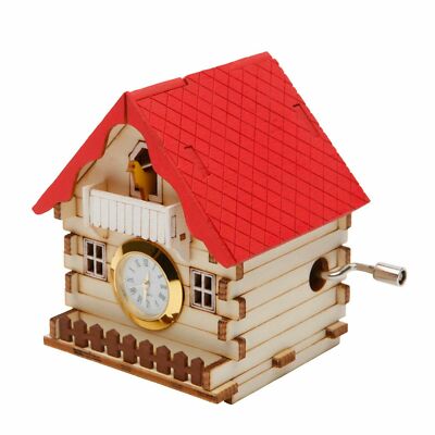 YoungModeler Orgel & Clock Series Cuckoo House Wooden Model Kit YM864-2