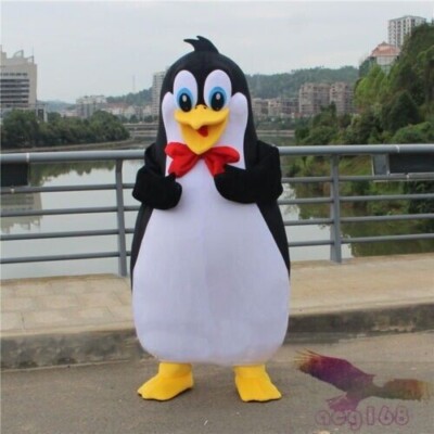 Parade Penguin Mascot Costumes Cartoon Madagascar Animal Halloween Adult Cosplay