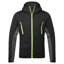 Winter Work Jacket Insulated Hybrid Jacket Black Or Metal Grey