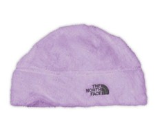 The North Face Denali Thermal Beanie Hat, Youth Small Bloom Purple Fleece Girl