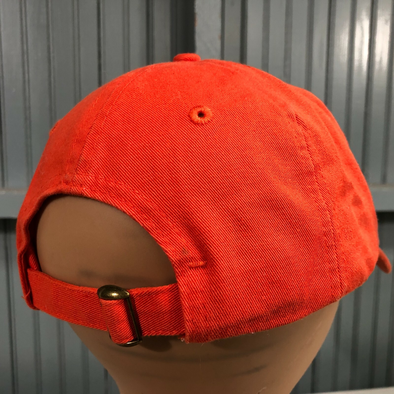 Stingrays Script Orange Strapback Baseball Cap Hat - image 5