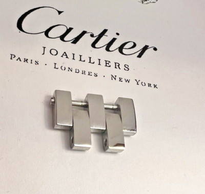 Cartier Watch Link Santos DEMOISELLE Stainless Steel 16 mm MINT COMPL Swiss Made