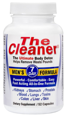 Century System's The Cleaner Men s Formula 7 Day Ultimate Body Detox (52 Caps)