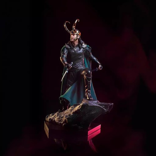 1/10 Thor: Ragnarok Loki Movie Battle Scene Statue Figure Model Collection Toys - Picture 2 of 5