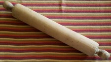 Vintage  Hardwood Rolling Pin  19" x 2.5"  Rustic/Primitive Country Decor  6